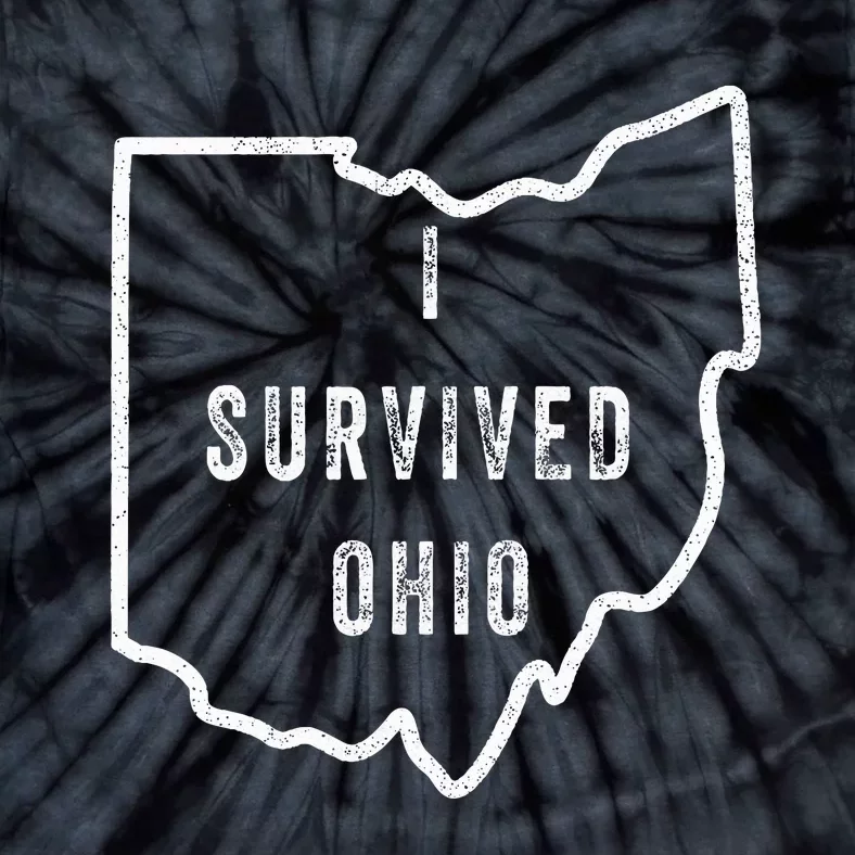 I Survived Ohio Meme Tie-Dye T-Shirt