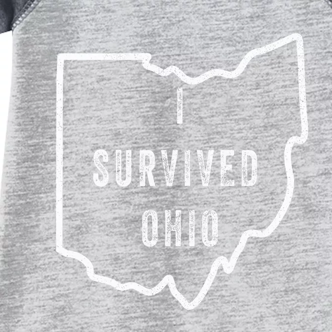 I Survived Ohio Meme Infant Baby Jersey Bodysuit