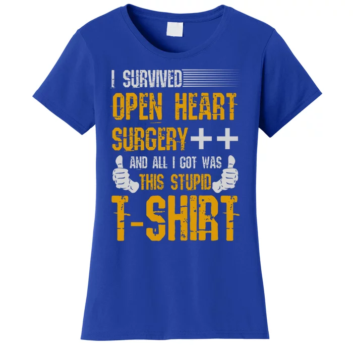 I Survived Open Heart Surgery Gift Women's T-Shirt