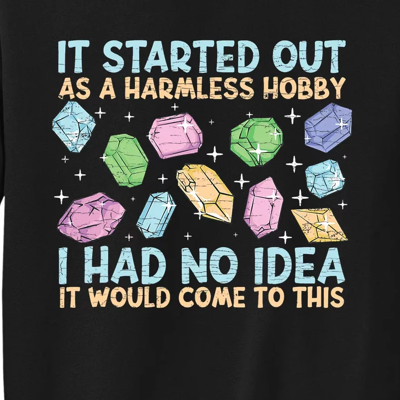 It Started Out As A Harmeless Hobby Geologist Rock Collector Geology Sweatshirt