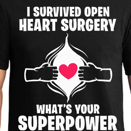 I Survived Open Heart Surgery Bypass Operation Recovery Pajama Set