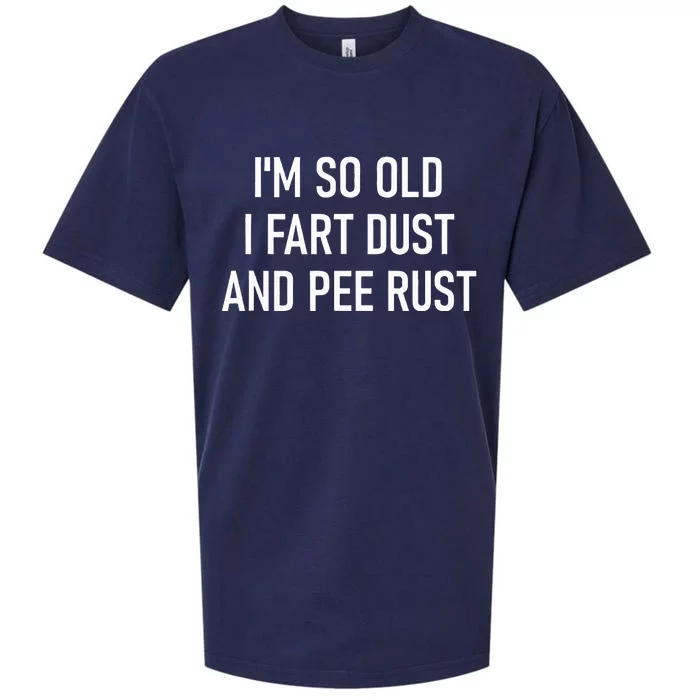 IM So Old I Fart Dust And Pee Rust Funny Insults Jokes Sueded Cloud Jersey T-Shirt