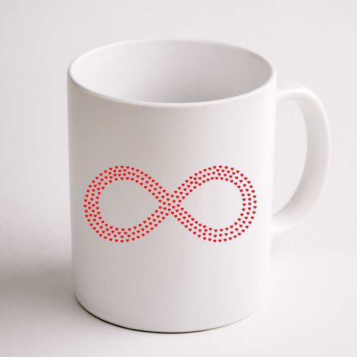 Infinity Symbol Of Hearts Front & Back Coffee Mug