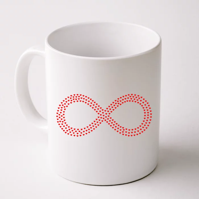 Infinity Symbol Of Hearts Front & Back Coffee Mug