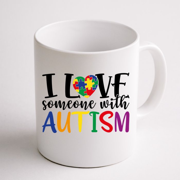 ILove Some One With Autism Front & Back Coffee Mug