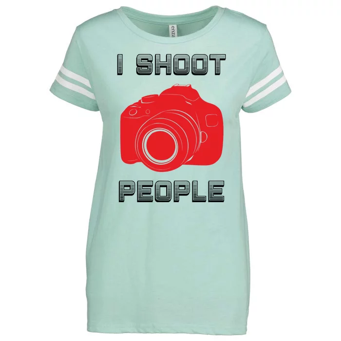 I Shoot People Enza Ladies Jersey Football T-Shirt