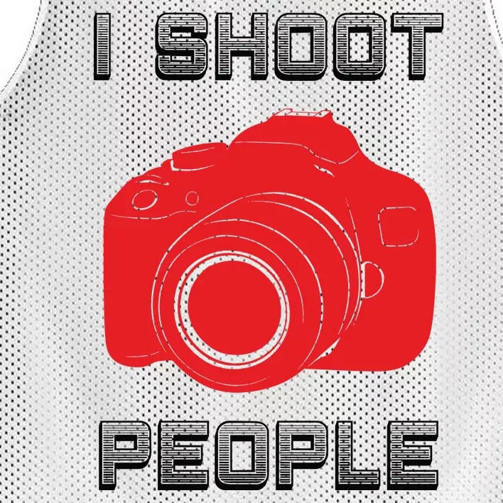 I Shoot People Mesh Reversible Basketball Jersey Tank