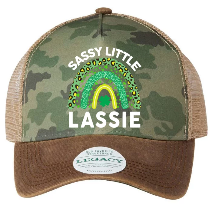 Irish St Patrick Day Sassy Little Lassie Teen Girl Wo Legacy Tie Dye Trucker Hat