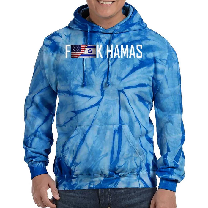 Israel Strong Pray For Israel US Israel Flag Tie Dye Hoodie