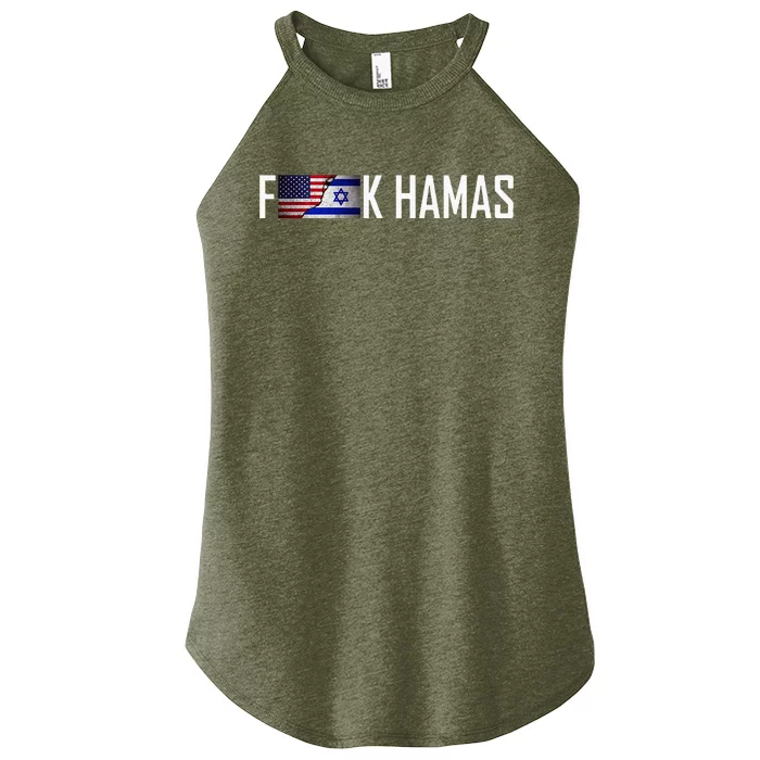 Israel Strong Pray For Israel US Israel Flag Women’s Perfect Tri Rocker Tank