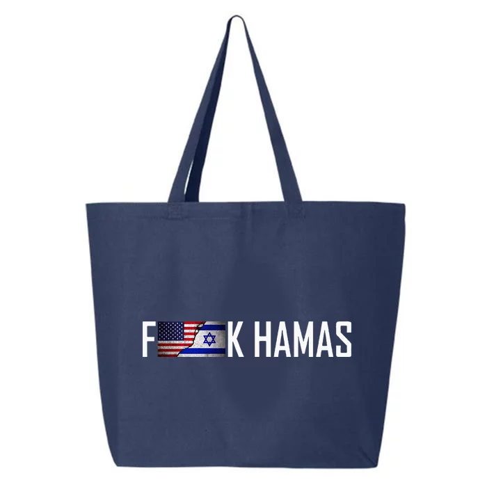 Israel Strong Pray For Israel US Israel Flag 25L Jumbo Tote