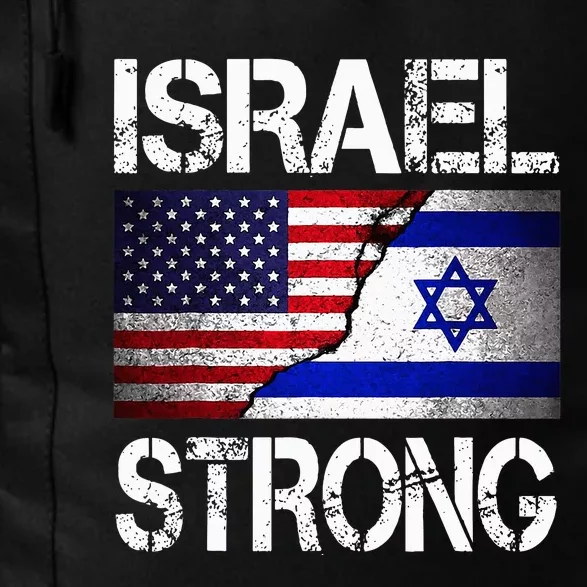 Israel Strong Pray For Israel US Israel Flag Daily Commute Backpack