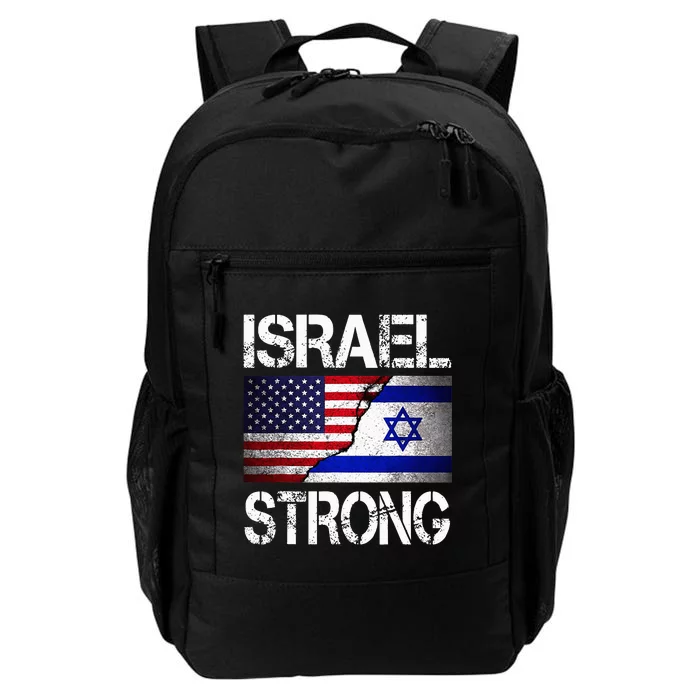 Israel Strong Pray For Israel US Israel Flag Daily Commute Backpack