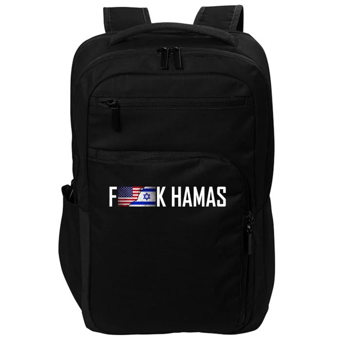 Israel Strong Pray For Israel Us Israel Flag Impact Tech Backpack