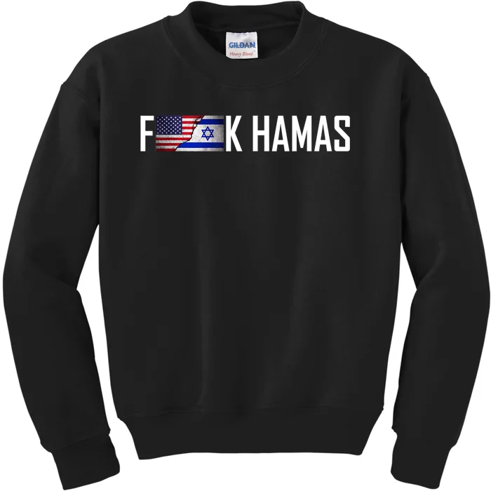 Israel Strong Pray For Israel Us Israel Flag Kids Sweatshirt