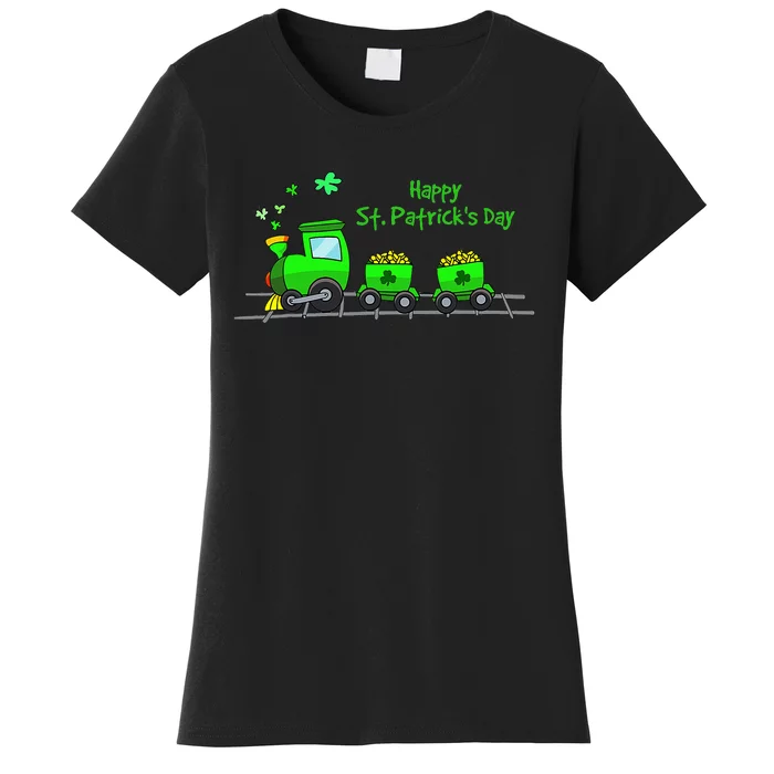 Irish St Patricks Day Holiday Train Women's T-Shirt