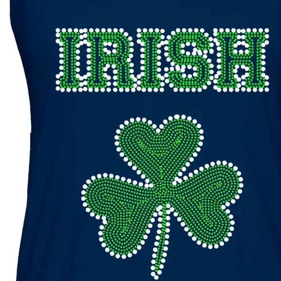 Irish Shamrock Plant Clover Saint Patrick's Day Ladies Essential Flowy Tank