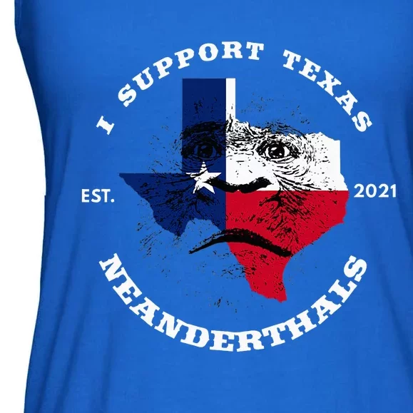 I Support Proud Texas Neanderthals Ladies Essential Flowy Tank