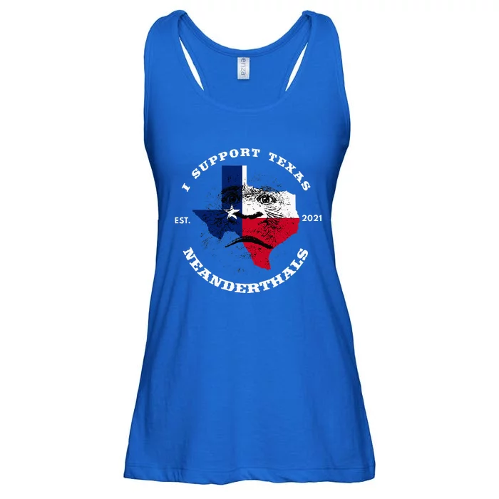 I Support Proud Texas Neanderthals Ladies Essential Flowy Tank