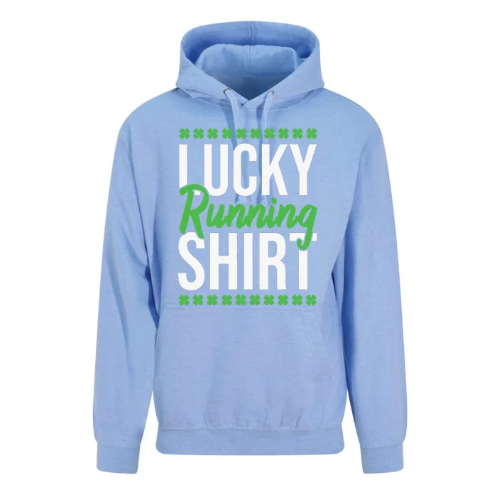 Irish St Patrick's Day Clover Marathon Running Lucky Running Unisex Surf Hoodie