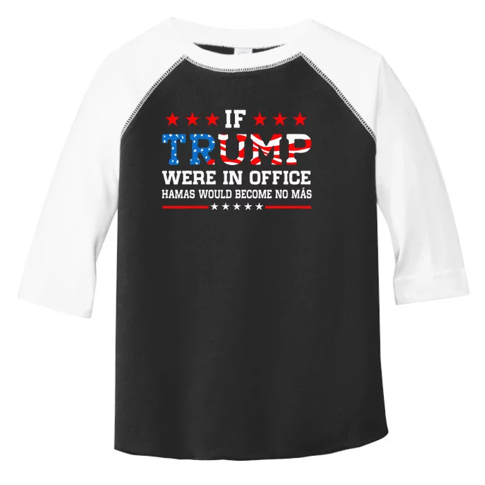 Israel Strong Pray for Israel and Support Trump 2024 Toddler Fine Jersey T-Shirt