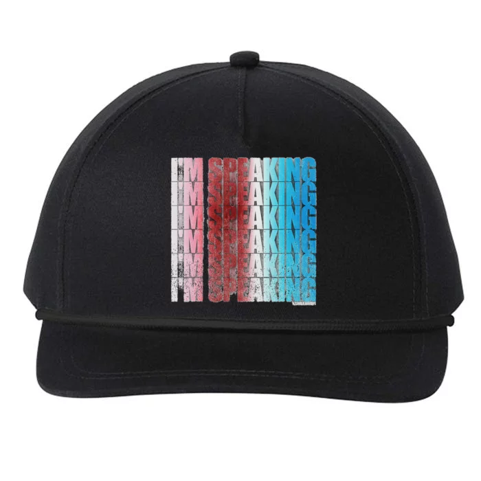 IM Speaking President Candidate The Kamala 2024 Snapback Five-Panel Rope Hat