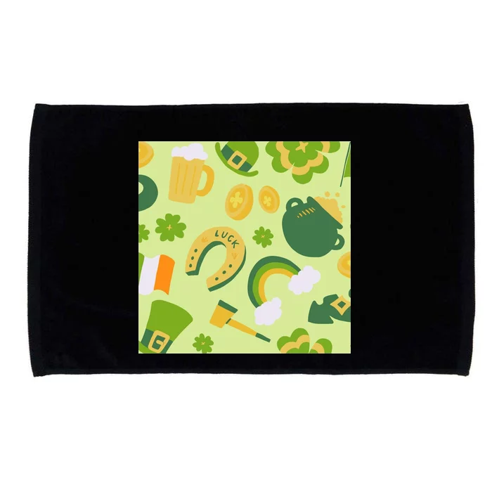 Ireland St Patrick's Day Celebration Microfiber Hand Towel