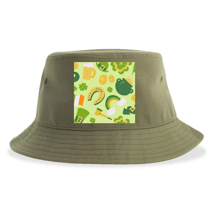 Ireland St Patrick's Day Celebration Sustainable Bucket Hat