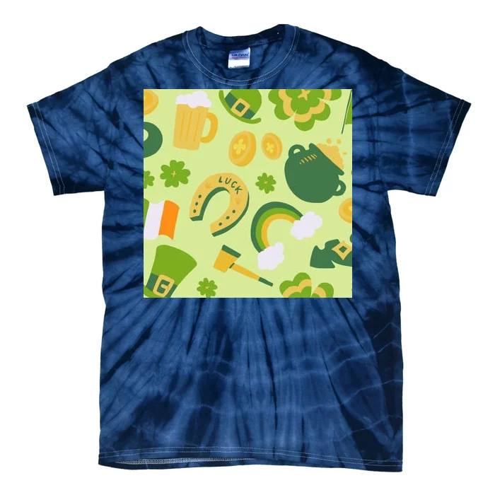 Ireland St Patrick's Day Celebration Tie-Dye T-Shirt