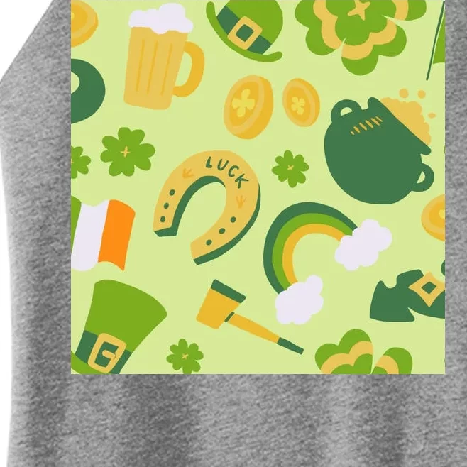 Ireland St Patrick's Day Celebration Women’s Perfect Tri Rocker Tank