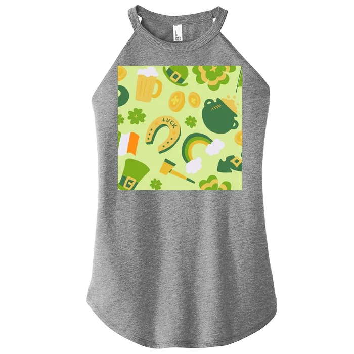 Ireland St Patrick's Day Celebration Women’s Perfect Tri Rocker Tank