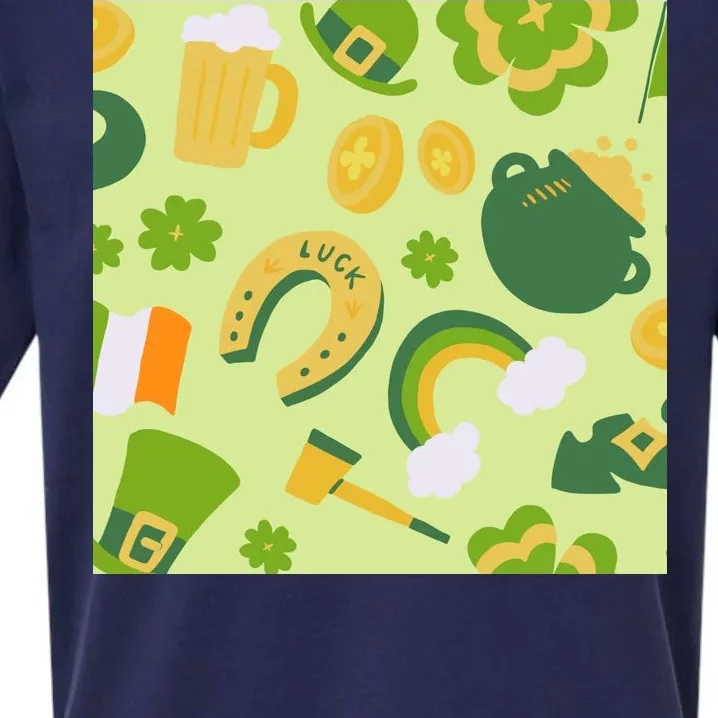 Ireland St Patrick's Day Celebration Sueded Cloud Jersey T-Shirt