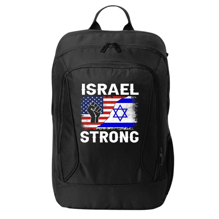 Israel Strong Pray For Israel Us Israel Flag City Backpack