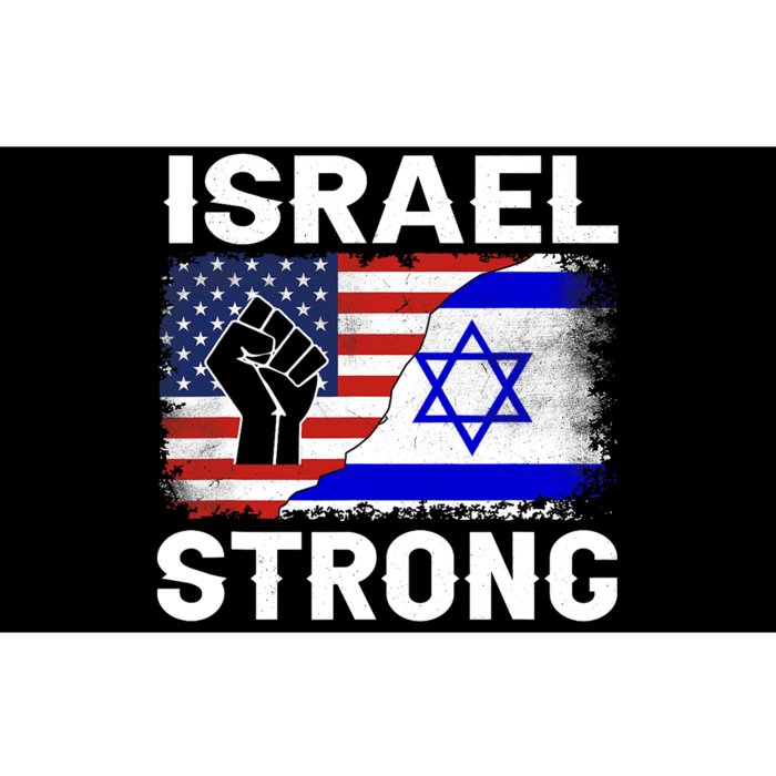 Israel Strong Pray For Israel Us Israel Flag Bumper Sticker