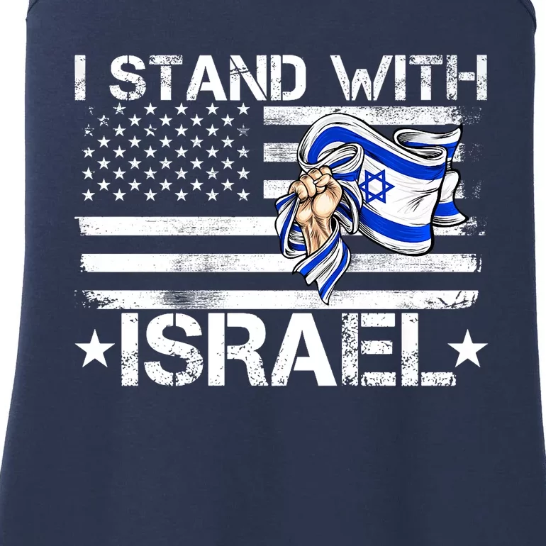 Israel Strong Pray For Israel Us Israel Flag I Stand With Israel Ladies Essential Tank