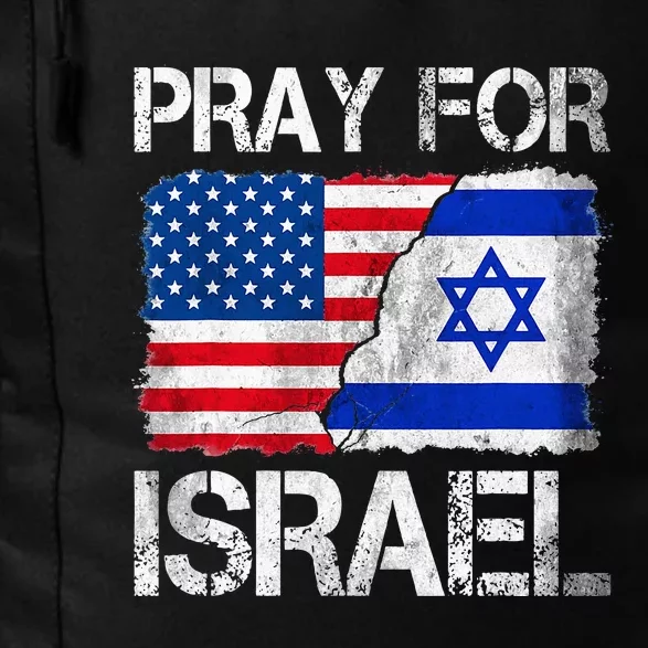 Israel Strong Pray For Israel US Israel Flag Daily Commute Backpack