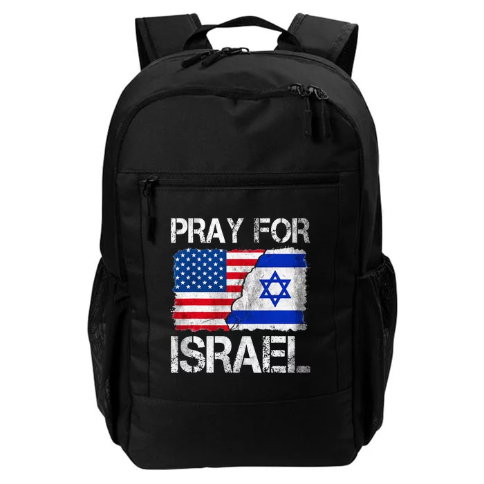 Israel Strong Pray For Israel US Israel Flag Daily Commute Backpack