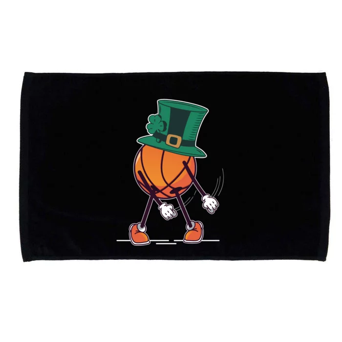 Irish St Patricks Day Hat Basketball Gift Microfiber Hand Towel