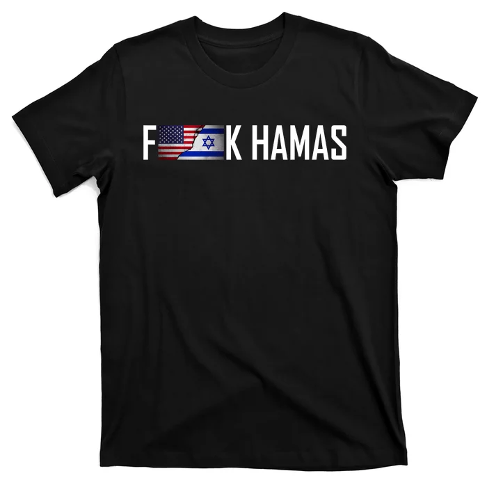 Israel Strong Pray For Israel Us Israel Flag T-Shirt