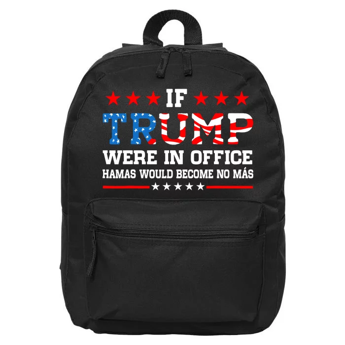 Israel Strong Pray For Israel Pro Trump 2024 16 in Basic Backpack