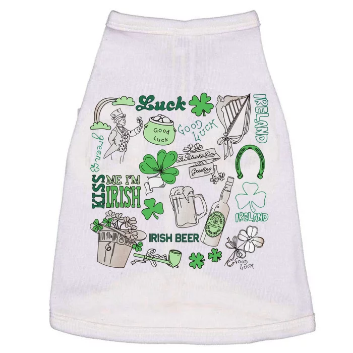 Irish St Patricks Day Love Lip Me I'm Irish Beer Drinking Team Doggie Tank