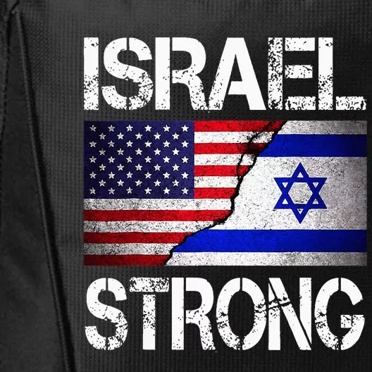 Israel Strong Pray For Israel US Israel Flag City Backpack