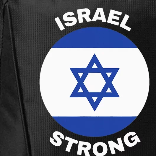 Israel Strong Pray for Israel City Backpack