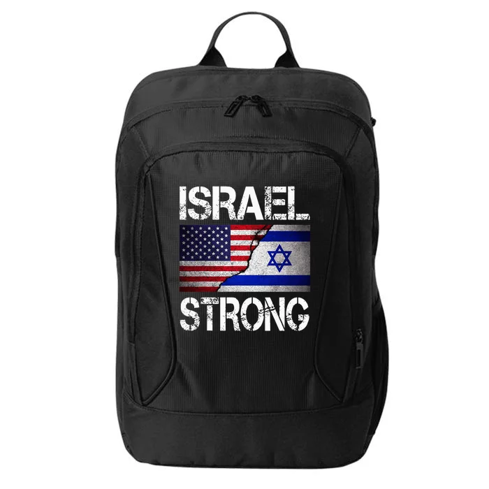 Israel Strong Pray For Israel US Israel Flag City Backpack