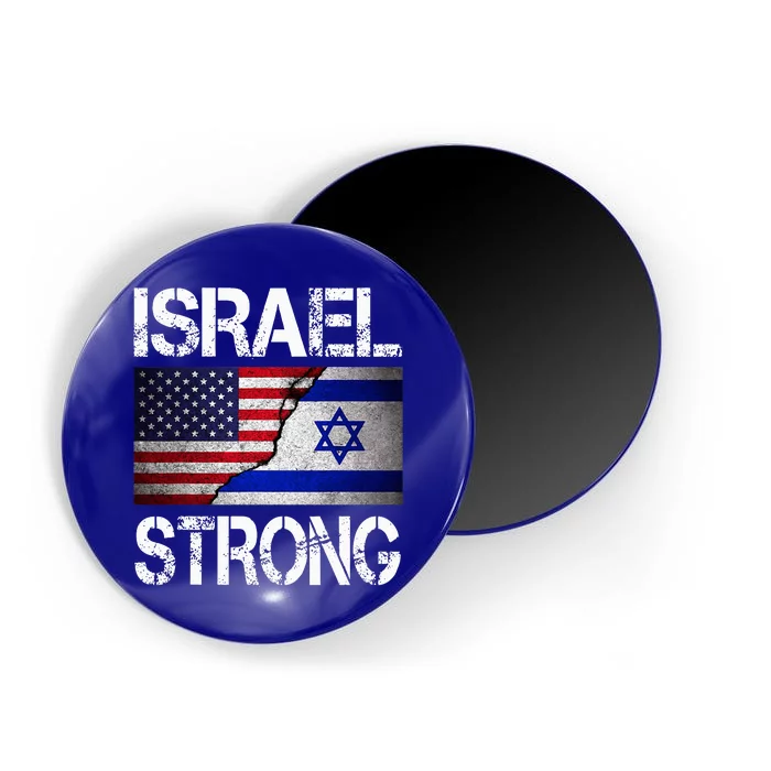 Israel Strong Pray For Israel US Israel Flag Magnet