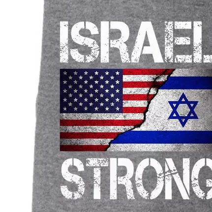 Israel Strong Pray For Israel US Israel Flag Doggie 3-End Fleece Hoodie