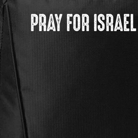 Israel Strong Pray For Israel US Israel Flag City Backpack