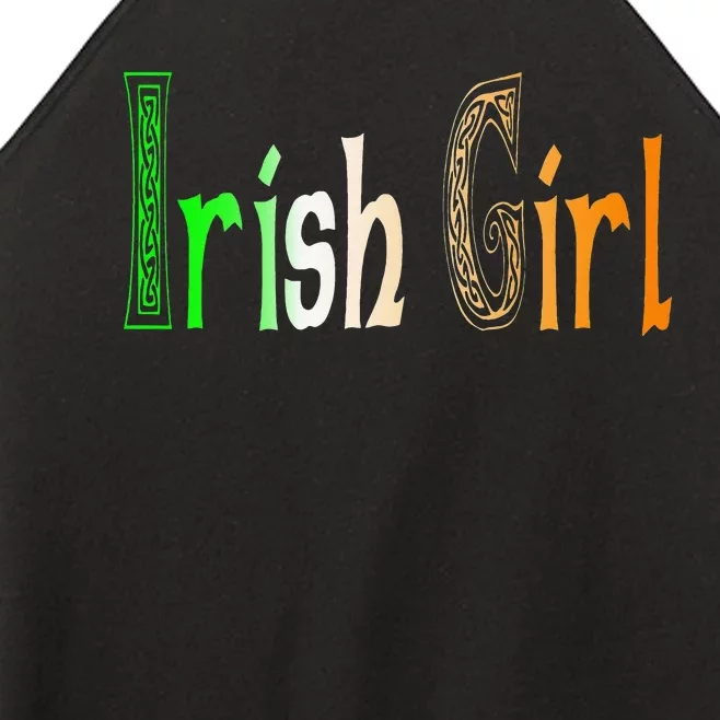 Irish  St Paddy Day funny patrick's day Women’s Perfect Tri Rocker Tank