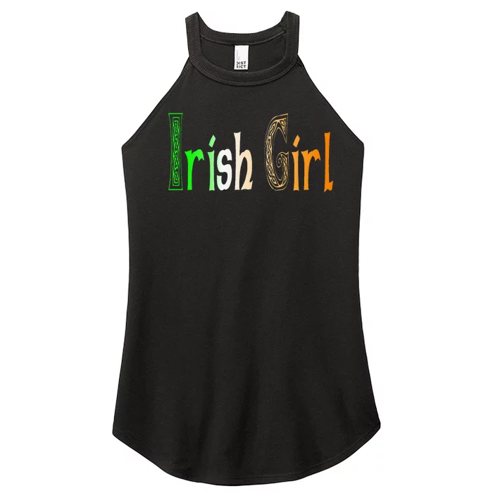 Irish  St Paddy Day funny patrick's day Women’s Perfect Tri Rocker Tank