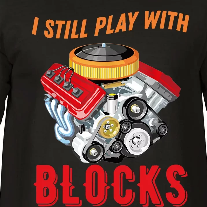 I Still Play With Blocks Man Gift Comfort Colors T-Shirt